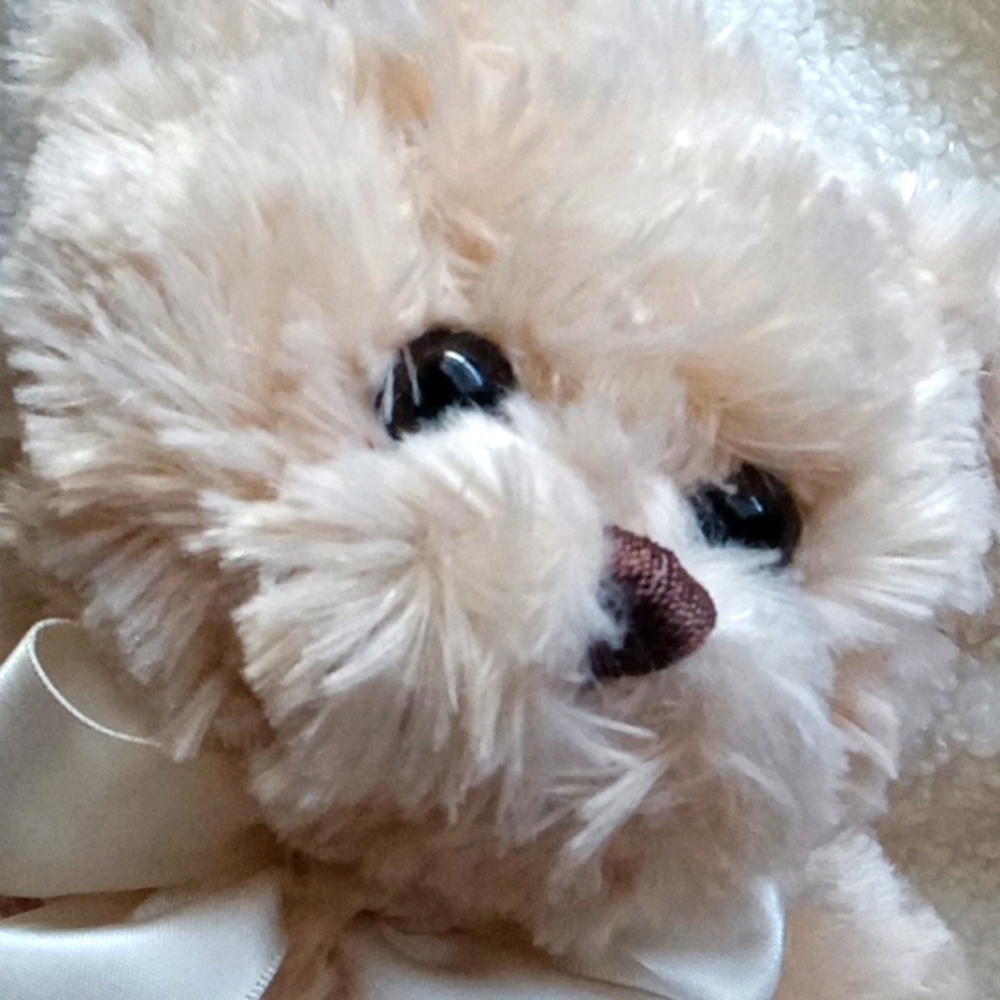 Bearington Collection Light Cream Teddy Bear